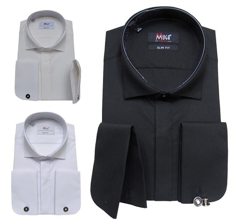Kläppchenkragen slim fit hemd - slim,
