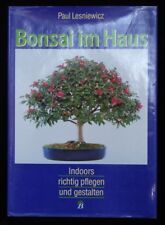 Bonsai im Haus - Paul Lesniewicz - Großformat gebraucht - Zimmerbonsai