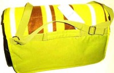 Picknickdecke Camping Fleece Decke Autodecke Stranddecke Reisedecke grün-braun