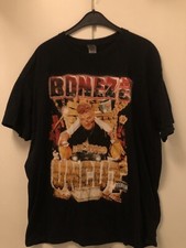Bonez Mc Tshirt Hollywood Uncut 187 Limit Rot  Gelb Tshirt Oversize Größe XL WM6