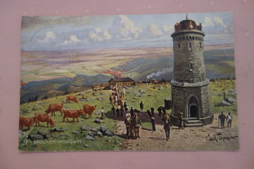 Brocken künstlerkarte 1910 - künstlerkarte,