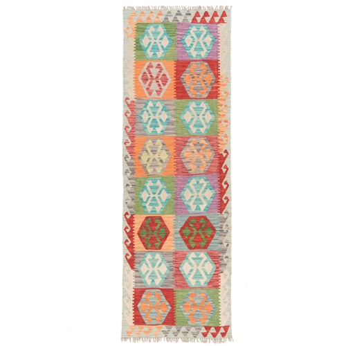 Kelim afghan 242x77 - afghan,