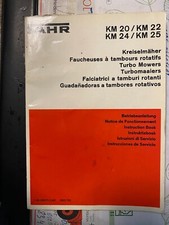 Fahr Betriebsanleitung Kreiselmäher KM20/KM22/KM24/KM25 5062/782