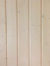 Holz Verkleidung Profilholz Öl-Wachs weiß Rundkante Bretter 14x121 mm 3 m Osmo