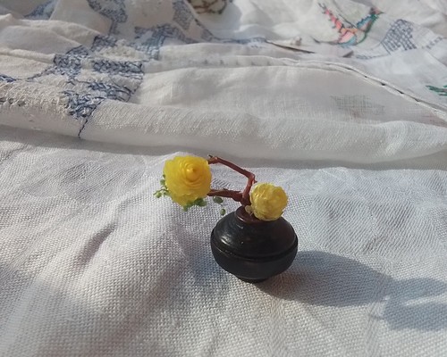 Miniatur ikebana gedrechselte - miniatur,