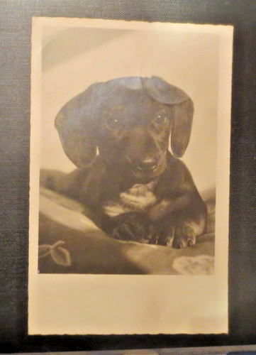 Alte postkarte gelaufen - alte,