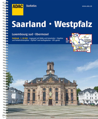 Adac stadtatlas saarland - adac,