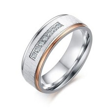 Partner-Ring Edelstahl