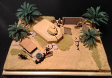 1:72 Diorama - Zubehör: 1 kl. Bunker mit S-35 Turm (aus 3d Drucker) Atlantikwall