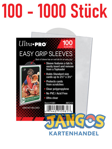Ultra pro easy grip sleeves - pro,