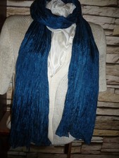 PETROL, 45x180cm reine SEIDE