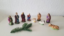 9 alte Krippenfiguren