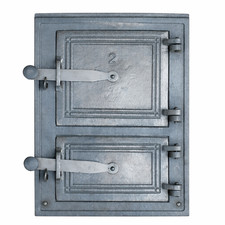 Gusseisen Ofentür 34x26 cm