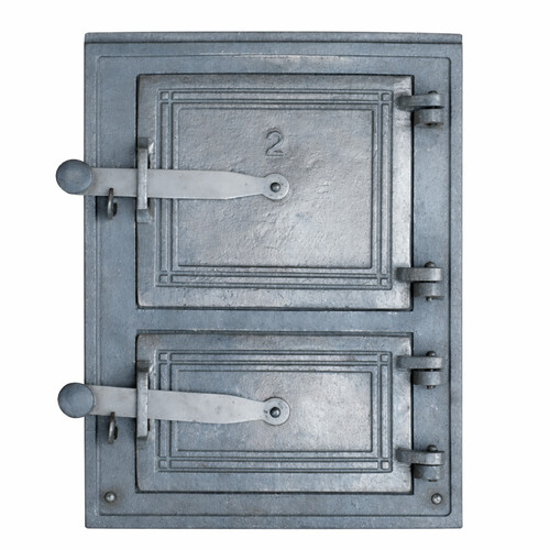Gusseisen ofentür 34x26 - gusseisen,