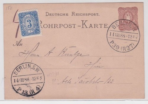 905683 rohrpost karte berlin - 905683, rohrpost-karte