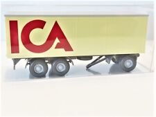 F32- H0 1:87 Wiking  LKW  Anhänger mit Kofferaufbau  ICA