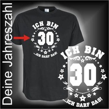 Ich bin Wunschtext Zahl 30 40