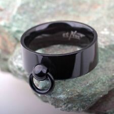 THE STORY OF O!  EDELSTAHL RING DER O SCHWARZ SM BDSM SLAVE FETISCH HERREN DAMEN