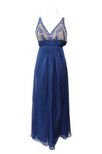 Unique Damen Abendkleid Blau