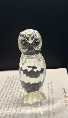 Kristall eule glasfigur - kristall,