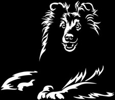 SHELTIE Aufkleber - Sheltie