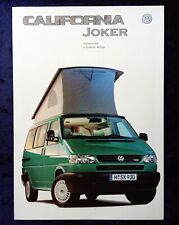 VW Bus T4 California Joker Prospekt 9.1997