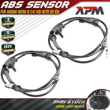 2x ABS Sensor Raddrehzahl