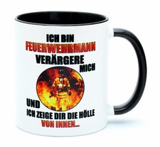 Feuerwehr Tasse Spruch