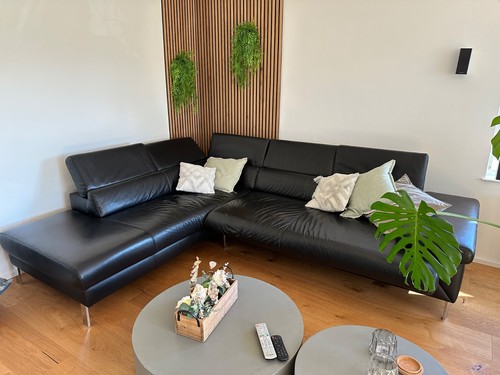 Ledersofa schwarz schillig - ledersofa, w.schillig