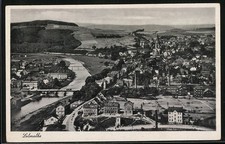 Ansichtskarte Letmathe, Blick über den Ort 