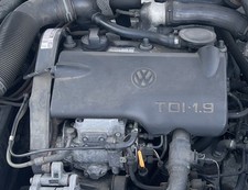 VW Sharan 7M Motor 1,9 TDI 66kw 90PS AHU / 1Z Motor - 183.000km-ohneAnbauteil