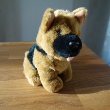 Hund  süßer Babyhund  Stofftier Schäferhund Rex SAT 1  knuddelig niedlich