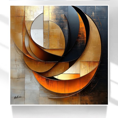 Leinwand bild abstrakt - leinwand,