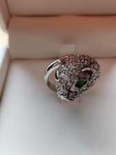 Ring Panther vergoldet mit