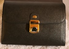 Neu  Genuin Schuhpflegetasche granil, black Walter Genuin  PREIS GESENKT