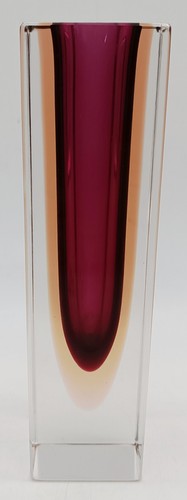 Blockvase sommerso murano - blockvase, murano-stil