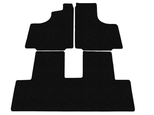 Schwarz fußmatten velour für - velour,