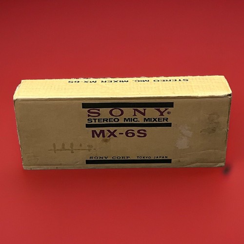 Sony stereo mic - mx-6s, mic.