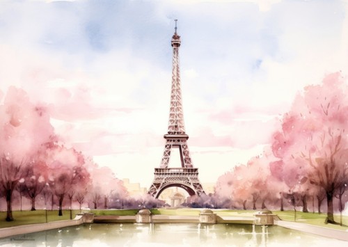 Eiffelturm paris wandkunst - eiffelturm,