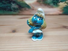 Bully 1. Schlumpfine - 20034 - Schlümpfe smurfette im Kleid weiß Haare blond  