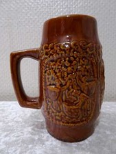 Bunzlau Keramik Bierkrug -