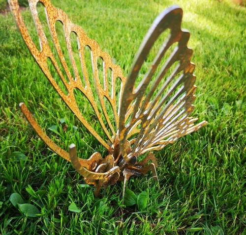 Schmetterling edelrost 3d - ,