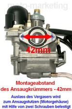 Vergaser 12mm auto choke - choke, für
