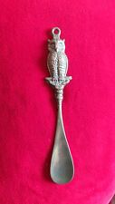 Vintage Eulen Messing Schuhlöffel, Schuhlöffel, Eulensammler, Metalleule, Metall