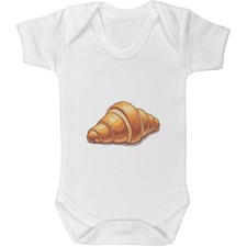 "Single Croissant" Baby Grows / Bodys (GR051222)