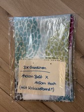 Gardinen 3 x Mit Kräuselband 140 cm x 145 cm