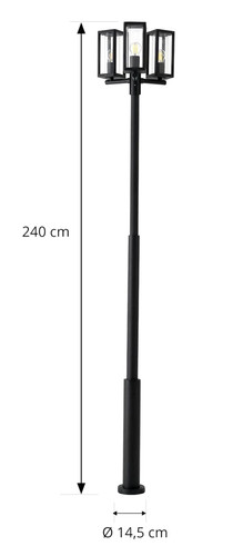 Lucande siveta mastleuchte - lucande,
