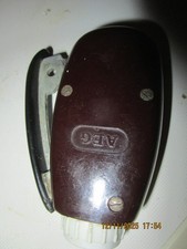 Alte AEG Bakelit Dynamo Lampe, Kurbellampe Taschenlampe Wehrmacht Luftwaffe