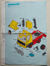 Playmobil Bauanleitung 3141 Mammut Power Truck m. Anhänger, A4 , 4 Seiten