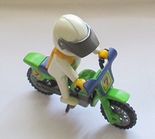 Playmobil 3301 Cross-Motorrad Jumper m. Fahrer Motocross Spidan - RARITÄT